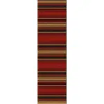 0002MUL217 Santa Fe Stripe Multi