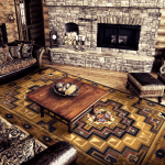 0010EAR201 High Rez rug American Dakota room scene