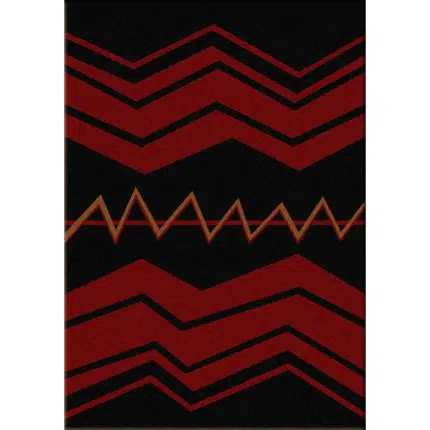 0014BLK201 War Path 2 Black 5x8 1