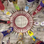 0019MUL201 Battle Records Rug Moccasins Jocy Bird photo