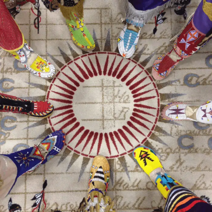 0019MUL201 Battle Records Rug Moccasins Jocy Bird photo
