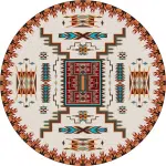 007RST296 Storm Catcher Rust 8ft Round