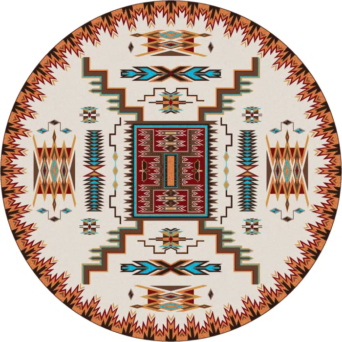 007RST296 Storm Catcher Rust 8ft Round