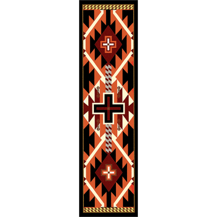 0080BLK217 Rustic Cross Black