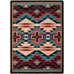0080BLU201 Rustic Cross Blue