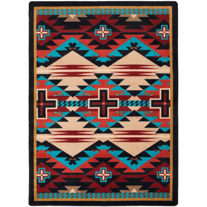 0080BLU201 Rustic Cross Blue
