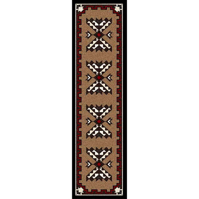 0081BRN217 Cami Blanket Brown