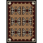 0084BRN201 Cami Blanket Brown 5x8 1
