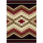 0102RED201 Starburst Red 5x8 1