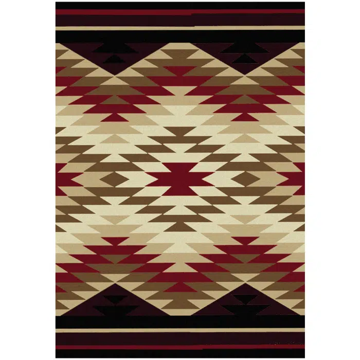 0102RED201 Starburst Red 5x8 1
