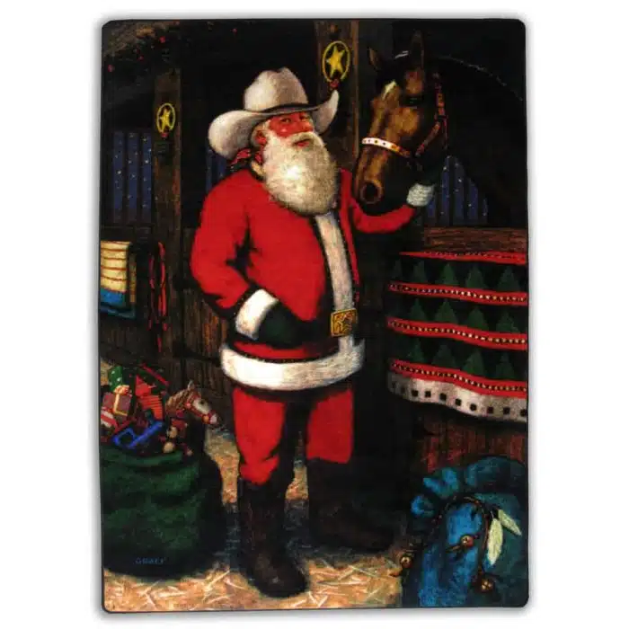 0103RED201 Renee Graef Western Santa Red 5x8 1
