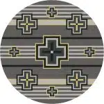 0104GRY296 Bounty gray Round