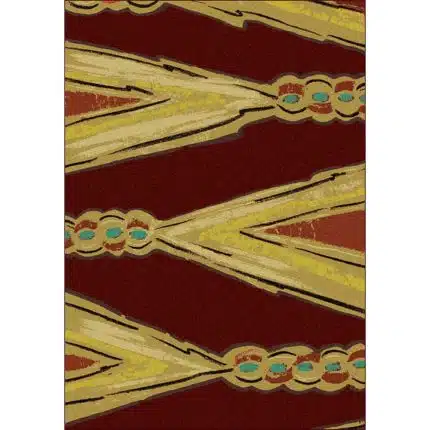 0115RED201 Finger Weave Red