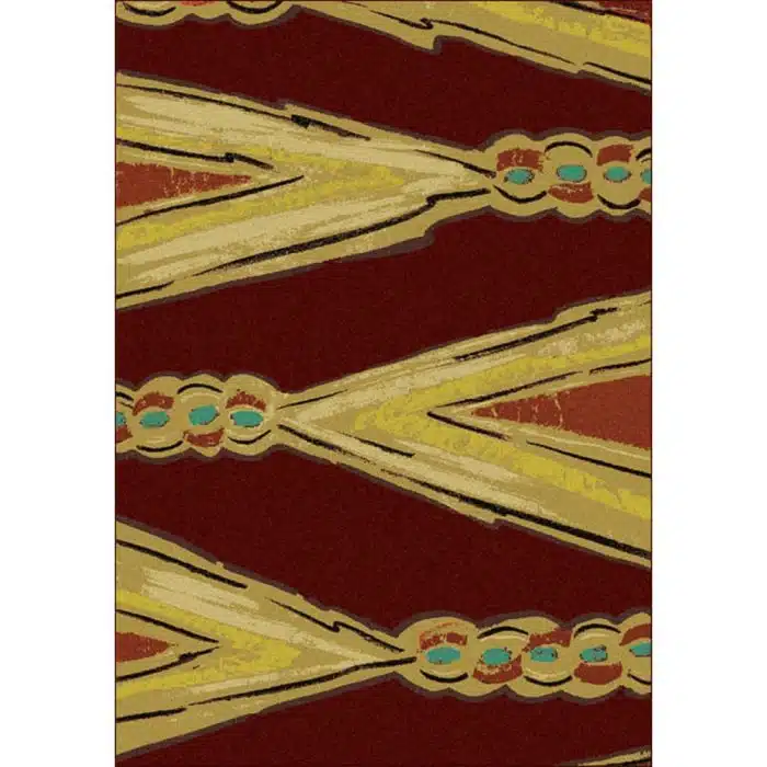 0115RED201 Finger Weave Red