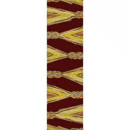 0115RED217 Finger Weave Red