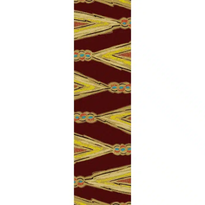 0115RED217 Finger Weave Red