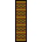 0122DCH217 Basket Weave Dark Chocolate