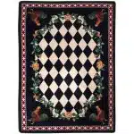 0123BLK201 High Country Rooster Black 5x8 1