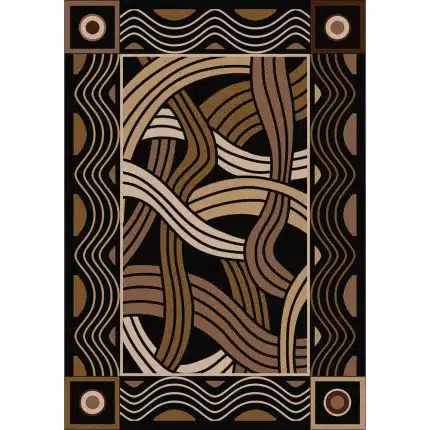 0127BLK201 Hand Coiled Black