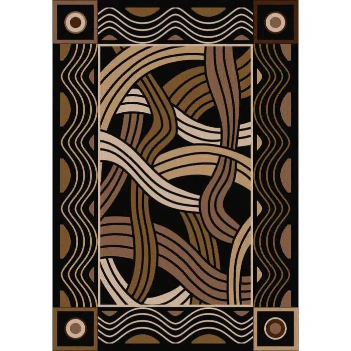 0127BLK201 Hand Coiled Black