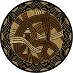 0127NAT296 Hand Coiled Natural