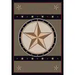 0140GRN201 Sage Star Green 5x8 1