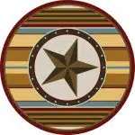0144MAZ296 Hacienda Star Maize 8ft Round