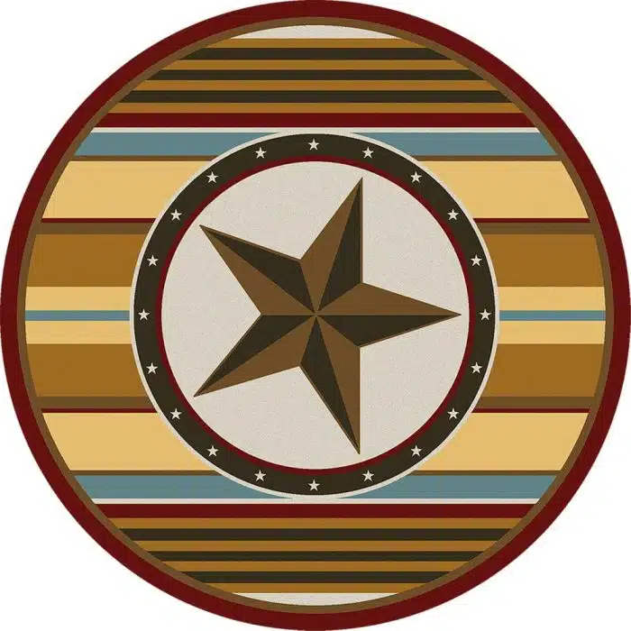 0144MAZ296 Hacienda Star Maize 8ft Round