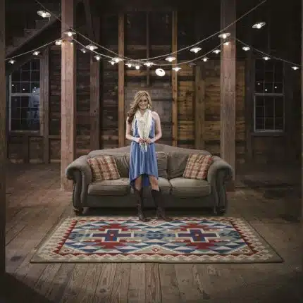 0166KIL201 Tribesman rug American Dakota