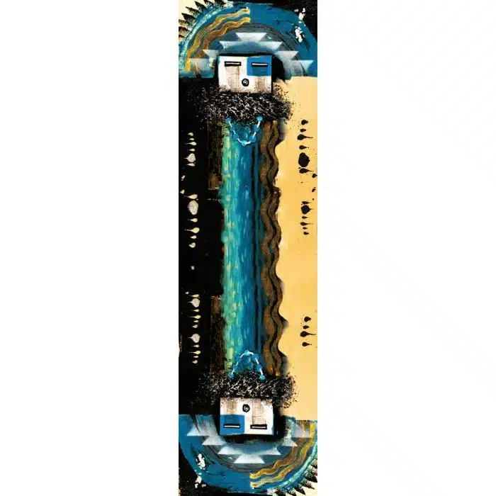 0207BLU217 Boogie Blue 2x8 Runner