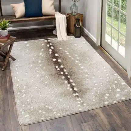 0361GRY201 Spotted Hide Oatmeal with Hint of Gray Lifestyle Shot