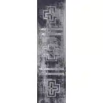 0400ASP217 Distressed Bounty Asphalt 2x8 Runner