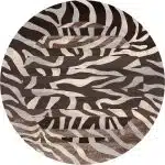 0409ZEB296 Levels Zebra 8ft Round