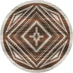 0412EAR296 Rim Shot Earthen 8ft Round
