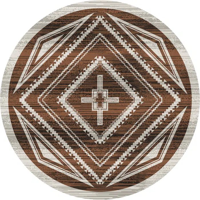 0412EAR296 Rim Shot Earthen 8ft Round