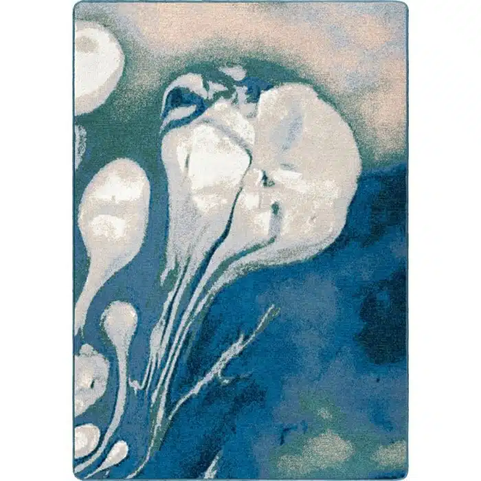 Abstract Jellyfish Ocean Blue 1 1