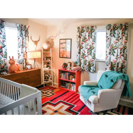 Bounty Red Nursery Room Scene 1