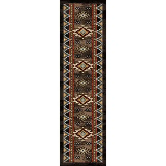 Bow Strings Brown 2x8 Runner