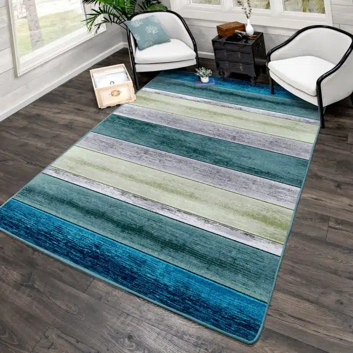 Bungalow Stripe Aqua