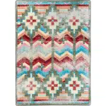 Distressed Shake Your Shawl Bright 5x8 1