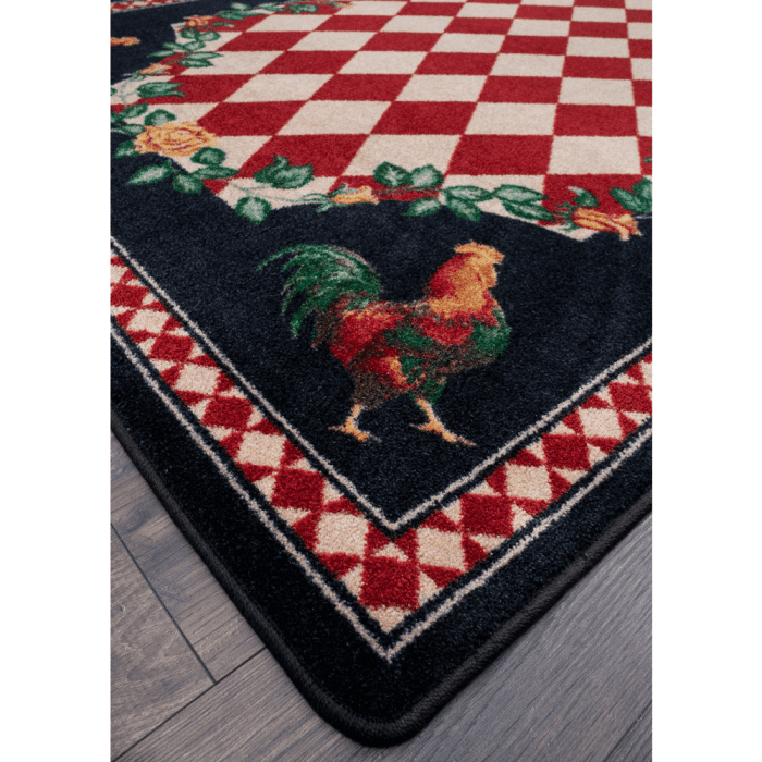 High Country Rooster Natural and Red Corner