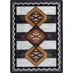 Lineage Black White 5x8 1