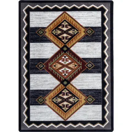 Lineage Black White 5x8 1