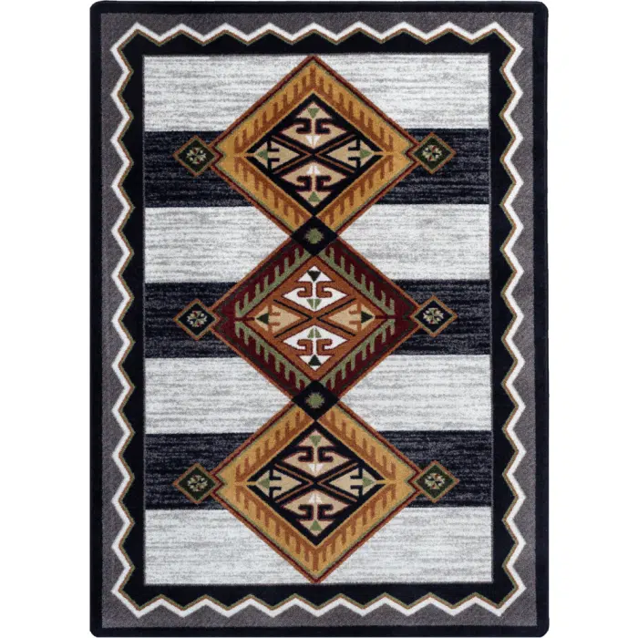 Lineage Black White 5x8 1