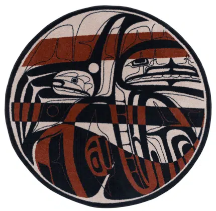 MD0313RBK254 Mike Dangeli Northern Stripes Red and Black