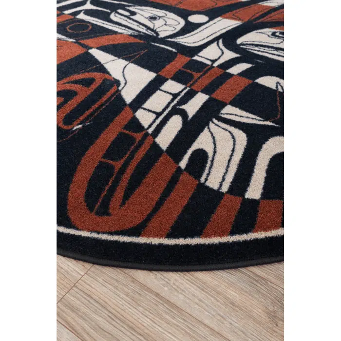 MD0313RBK254 Mike Dangeli Northern Stripes Red and Black Angled