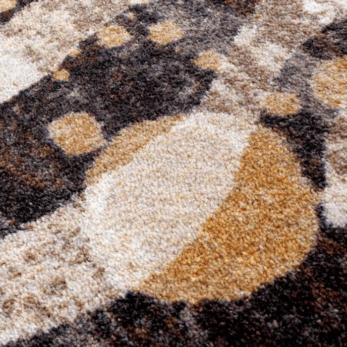 Modern Zebra Gold Splash Close up