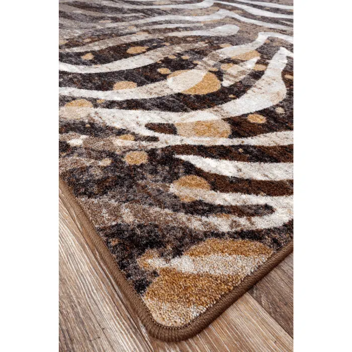 Modern Zebra Gold Splash Corner