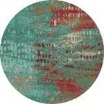 OKA0360TUR296 Forward Shift Turquoise 8ft Round