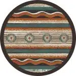 OKA0362BCK296 Brand New Old School Buckskin 8ft Round